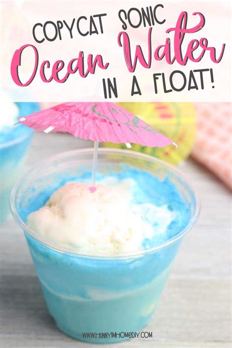 Ocean Water Drink for a Delicious Summer Float