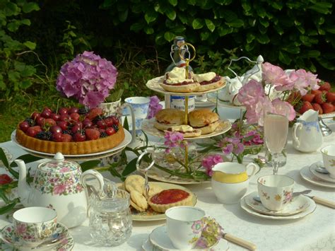 Old English tea in the garden | English tea party, Tea party food, High tea