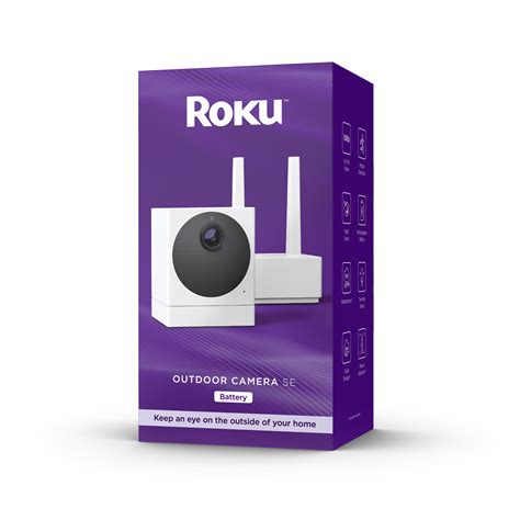 Roku Smart Home Outdoor Camera SE Wi-Fi®-Connected Security ...