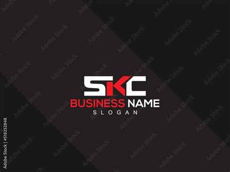 Minimalist SKC Logo Letter, Creative SK s k c Logo Icon Design With New ...