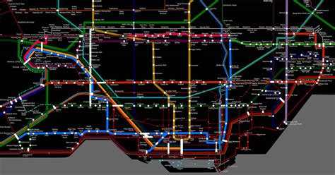 Here's what the TTC and surrounding regional transit map could look ...