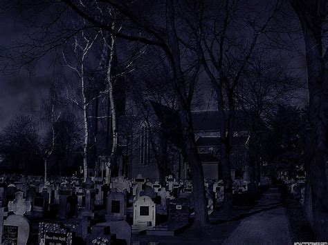 Dark Graveyard Art