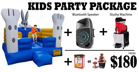 Kids Bouncy Castle Party Package – Fraser Coast Party Hire