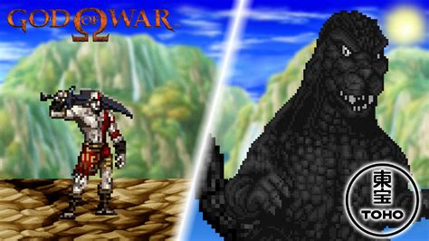 Kratos vs Godzilla by scott910 on DeviantArt