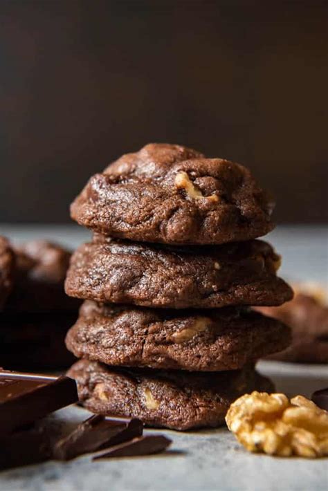 Best Fudgy Chewy Chocolate Brownie Cookies - House of Nash Eats