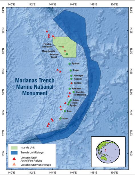 Mariana Trench Map