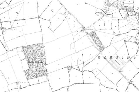 Map of Oxford and its Environs OS Map name 040-09, Ordnance Survey ...