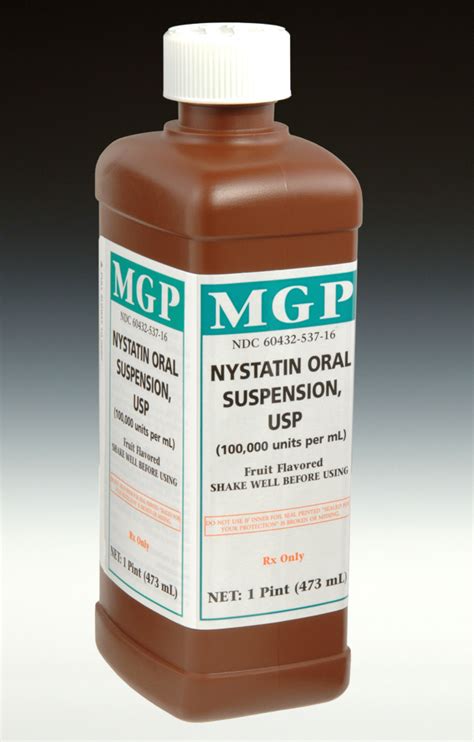 Nystatin Oral Suspension 100,000 units/mL