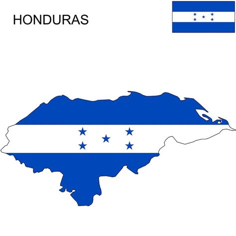 Honduras Flag Map and Meaning | Mappr