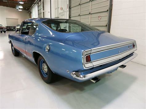 1968 PLYMOUTH BARRACUDA FORMULA S FASTBACK - Rear 3/4 - 174723