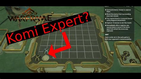 Become The Komi board minigame Expert! Warframe - Duviri Paradox - YouTube