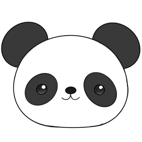 Panda Head Png Panda Face Drawing Easy Free Transparent Png Clipart ...