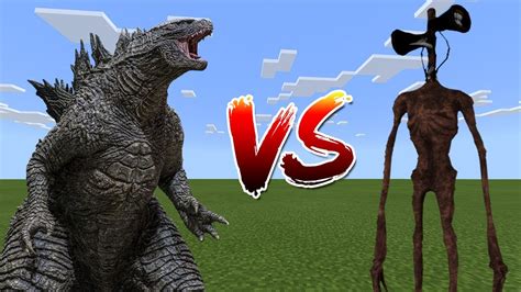 Godzilla vs Siren Head - Minecraft - YouTube