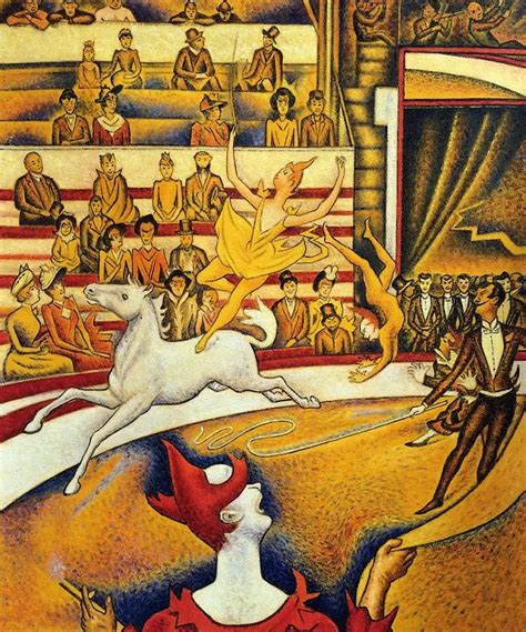 modern art Landscapes The Circus by Georges Seurat oil painting canvas ...