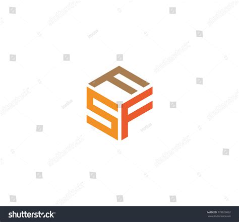 Hexagon Logo Logo Three Letters Fsf Stock Vector (Royalty Free ...