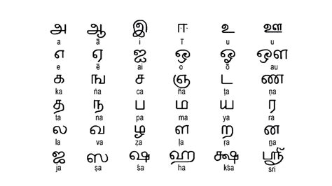 How to write Tamil alphabets - YouTube