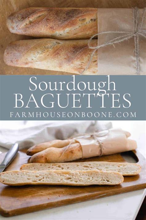 Sourdough Baguette Recipe - Farmhouse on Boone