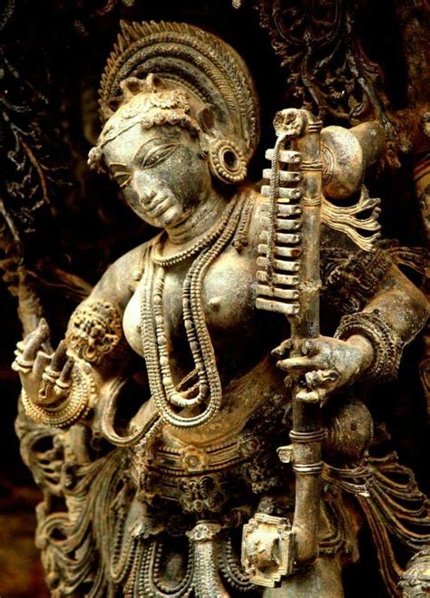 Veena player | Indian sculpture, Ancient statues, Stone art