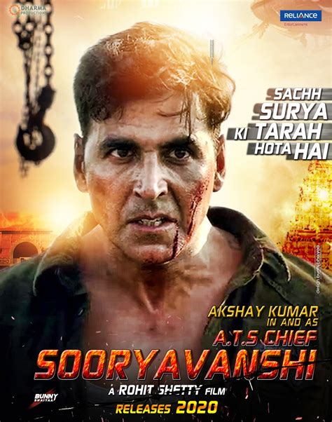 HindiDubbedSouthMoviesPosters: Sooryavanshi HD Poster Ft. Akshay Kumar