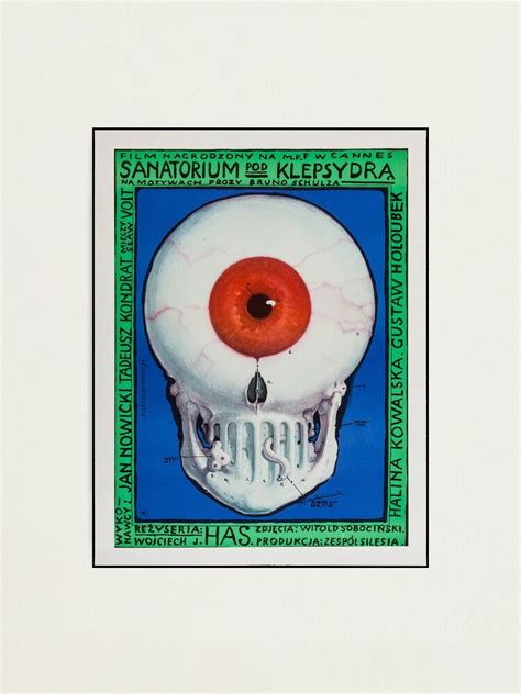 "Vintage Polish movie poster 'The Hourglass Sanatorium'" Photographic ...