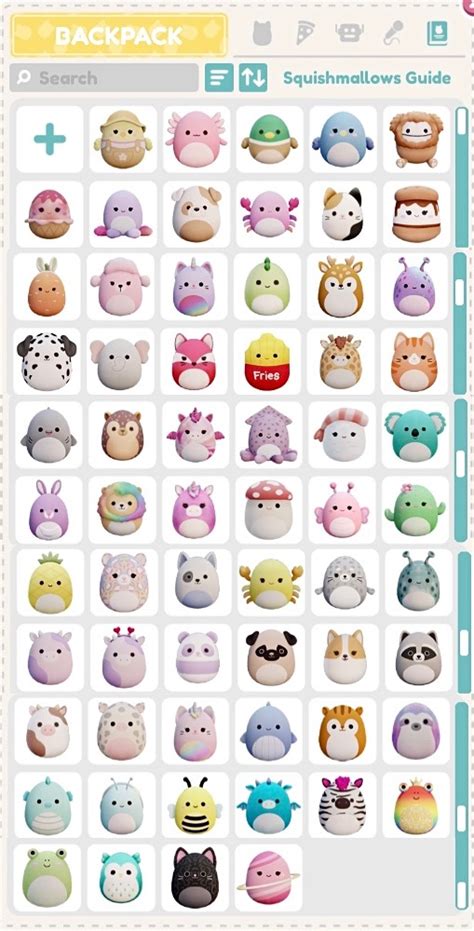 Squish Guide and Wishlist | Squishmallows On Roblox Wiki | Fandom