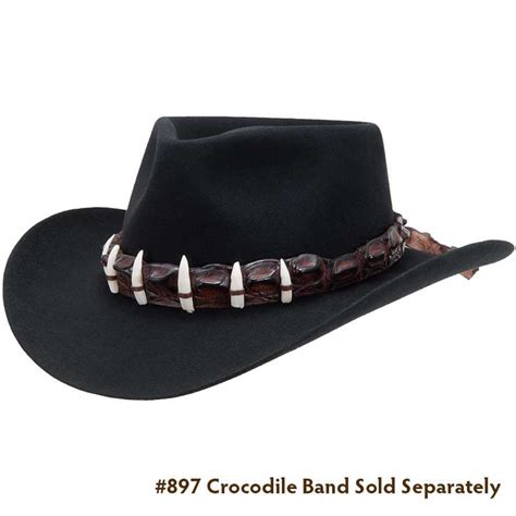 Crocodile Hat Band with Teeth : David Morgan