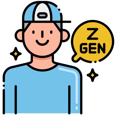 Generation z Flaticons Lineal Color icon