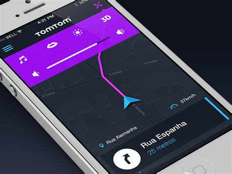 TomTom App - Redesign by R. Mendes on Dribbble