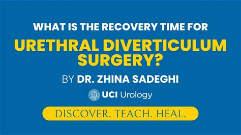 What is the Recovery Time for Urethral Diverticulum Surgery? by Dr ...