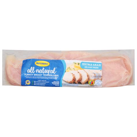 Butterball All Natural Extra Lean Turkey Breast Tenderloins | Fig App