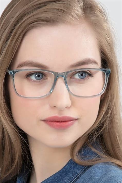 Constellation - Frosty Clear-Blue Eyeglasses | EyeBuyDirect | Glasses ...