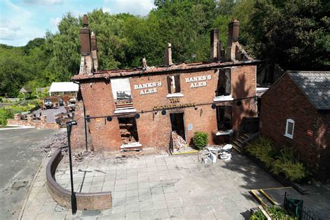 Remains of landmark Crooked House pub demolished two days after it was ...