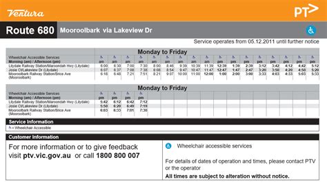 Melbourne on Transit: Timetable Tuesday #64: 680 Lilydale to Mooroolbark