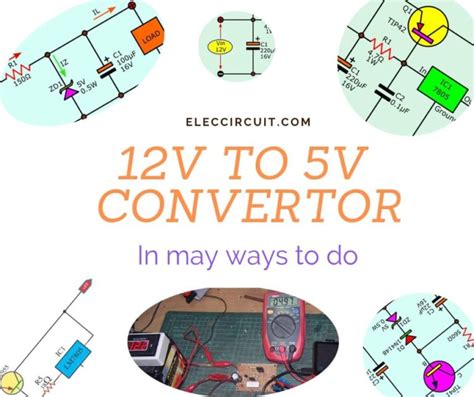 12V to 5V converter | Step down DC regulator in many ways to do