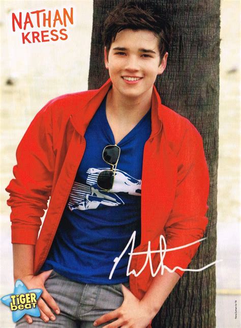 Nathan Kress (Tiger Beat) | Tiger beat, Teen magazine, Nathan kress