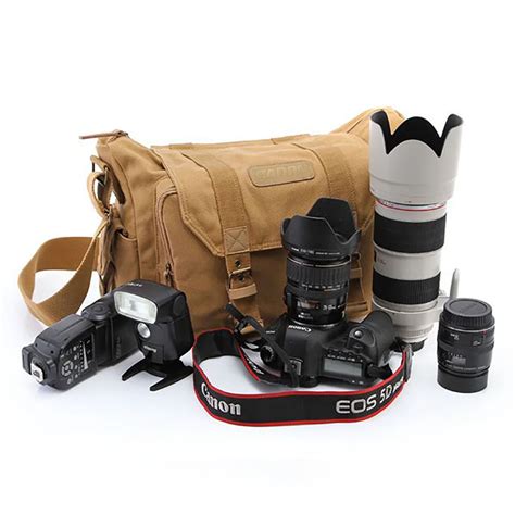 Aliexpress.com : Buy Professional DSLR Canvas Camera Bag Travel Photo ...