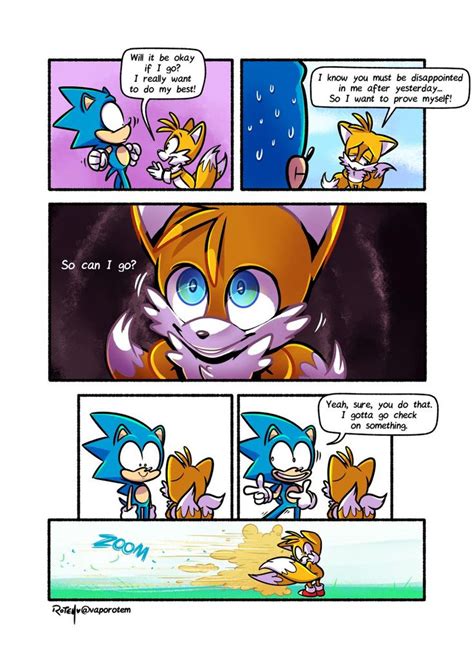 3_We need to talk about Tails by vaporotem on DeviantArt | Sonic funny ...