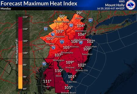 N.J. weather: Dangerous heat wave peaks today. It’ll feel like 110 ...