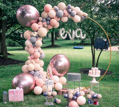 circle Balloon arch #balloonarch elegant balloon arch design, muted ...