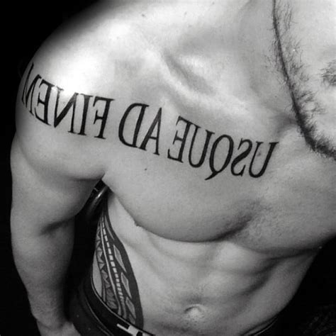 60 Amazing Latin Tattoos for Men [2023 Inspiration Guide]