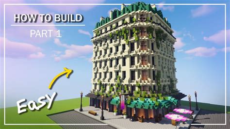 Minecraft: How To Build a FRENCH VICTORIAN CORNER MANSION tutorial PART ...