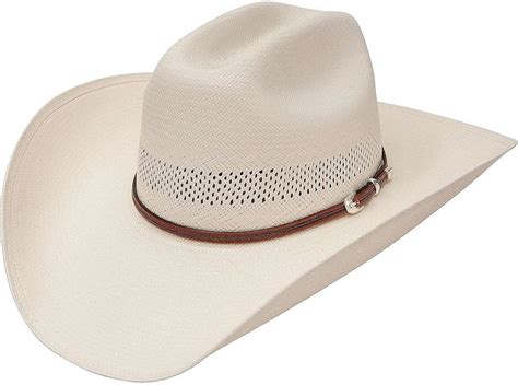 Stetson 10X Rincon Vent Straw Cowboy Hat at Amazon Men’s Clothing store