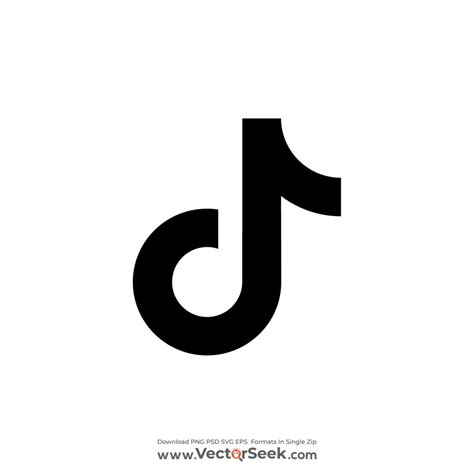 Tiktok Black Icon Logo Vector - (.Ai .PNG .SVG .EPS Free Download)