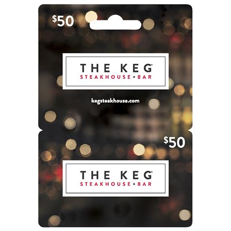 Keg Gift Card - $50 | London Drugs