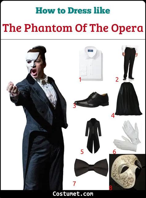 The Phantom of the Opera & Christine Costume for Cosplay & Halloween