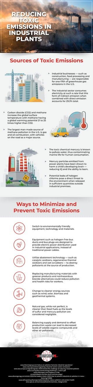 Reducing Toxic Emissions In Industrial Plants | PDF