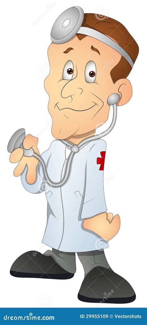 Doctor - Cartoon Character - Vector Illustration Stock Illustration ...