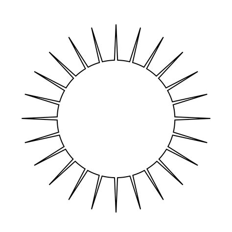 Sun Outline Free Vector Art - (708 Free Downloads)