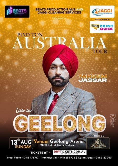 Tarsem Jassar Live In Geelong - DryTickets.com.au