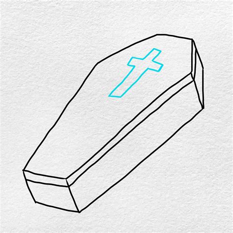 How to Draw a Coffin - HelloArtsy